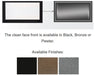 Majestic Echelon II 36" See-Through Top Direct Vent Fireplace with IntelliFire Touch Ignition System Majestic