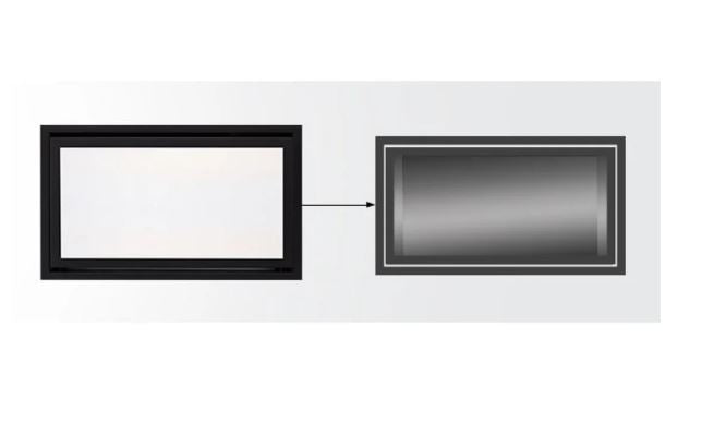 Majestic Echelon II 36" Top Direct Vent Fireplace with Intelli Fire Touch Ignition System Majestic