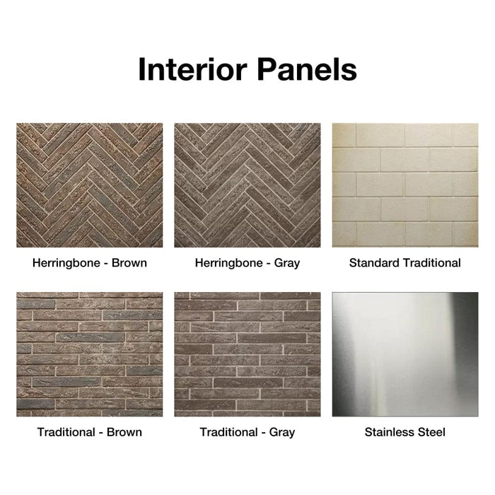 Majestic Interior Panels for Courtyard Gas Fireplace Majestic