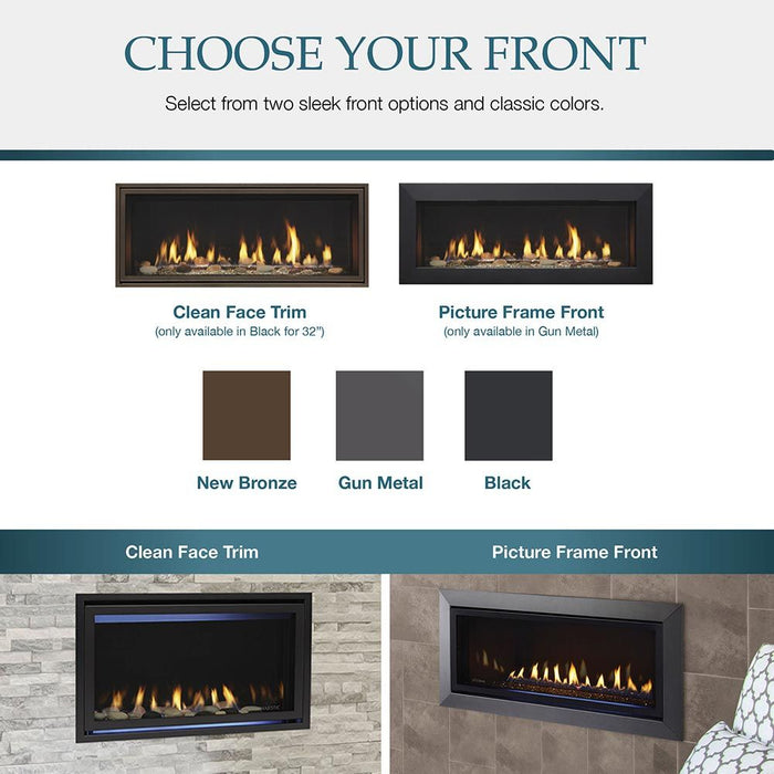 Majestic Jade Direct Vent Gas Fireplace with Intelli Fire Touch Ignition System Majestic