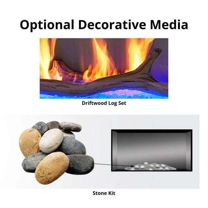 Majestic Lanai 48" See-Through Vent-Free Outdoor Natural Gas Fireplace (ODLANAIGST-48) Majestic