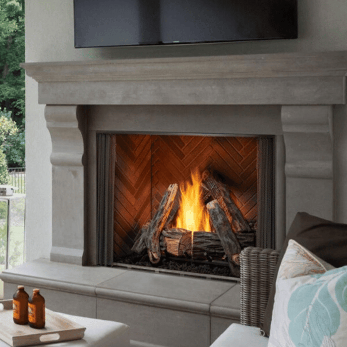 Majestic Courtyard Vent-Free Outdoor Natural Gas Fireplace Majestic