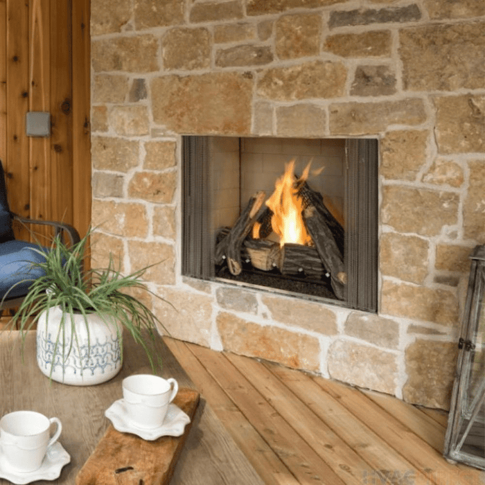Majestic Courtyard Vent-Free Outdoor Natural Gas Fireplace Majestic