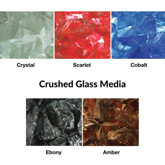 Majestic Crushed Glass Media for Gas Fireplaces Majestic