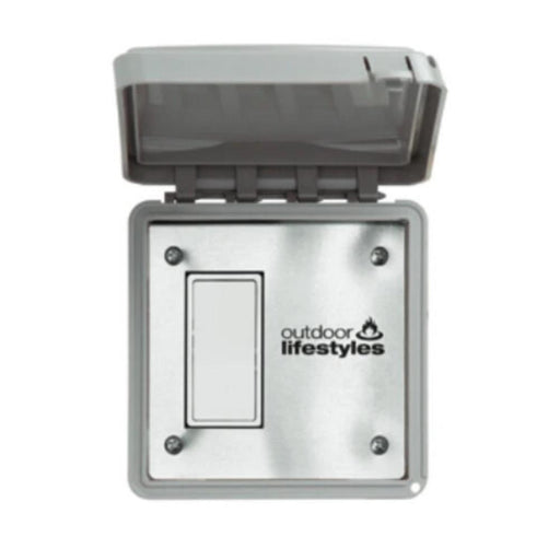 Majestic Wired Wall Timer for Courtyard Fireplace