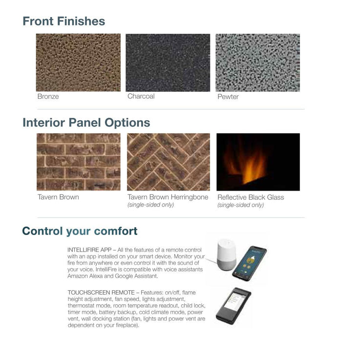 Majestic Marquis II 42" Top, Direct Vent Fireplace With IntelliFire Touch Ignition (NG) Majestic