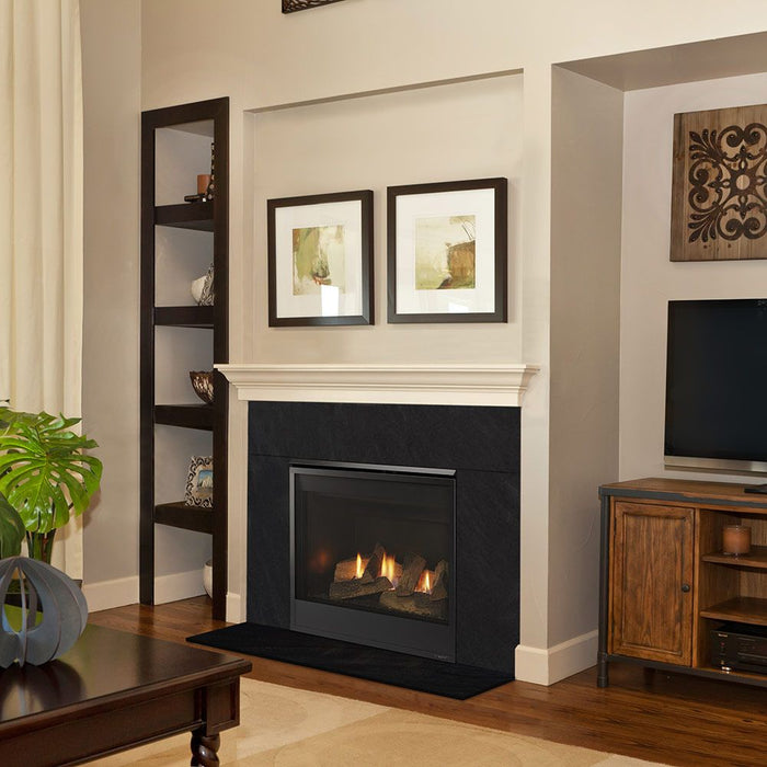 Majestic Mercury 32" Direct Vent Gas Fireplace, Top/Rear Vent With Intellifire (NG) Majestic