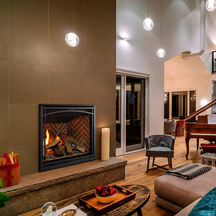 Majestic Meridian 36" Top/Rear Direct Vent Fireplace With IntelliFire Touch ignition - MER36 Majestic