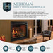 Majestic Meridian 36" Top/Rear Direct Vent Fireplace With IntelliFire Touch ignition - MER36 Majestic