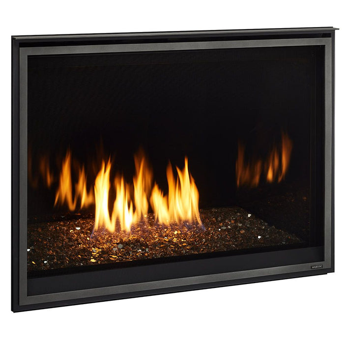 Majestic Meridian 42" Modern Top Direct Vent Gas Fireplace With Intellifire Touch ignition (NG) Majestic