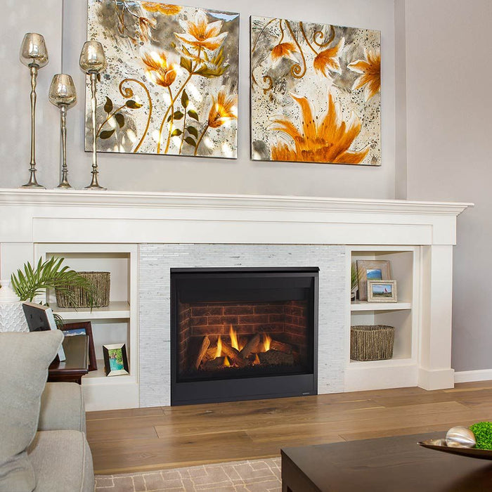 Majestic Quartz 42" Top/Rear Direct Vent Fireplace With IntelliFire Touch Ignition - QUARTZ42IFT Majestic