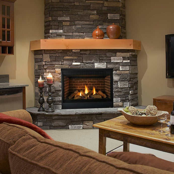Majestic Quartz 42" Top/Rear Direct Vent Fireplace With IntelliFire Touch Ignition - QUARTZ42IFT Majestic