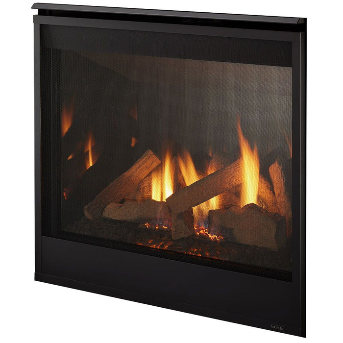 Majestic Quartz Platinum Top/Rear Direct Vent Fireplace With Intellifire Touch Ignition - QUARTZPLA36 Majestic