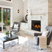 Majestic Quartz Platinum Top/Rear Direct Vent Fireplace With Intellifire Touch Ignition - QUARTZPLA36 Majestic