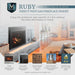 Majestic 35" Ruby Large Direct Vent Gas Insert With Intellifire Touch Ignition System - RUBY35 Majestic