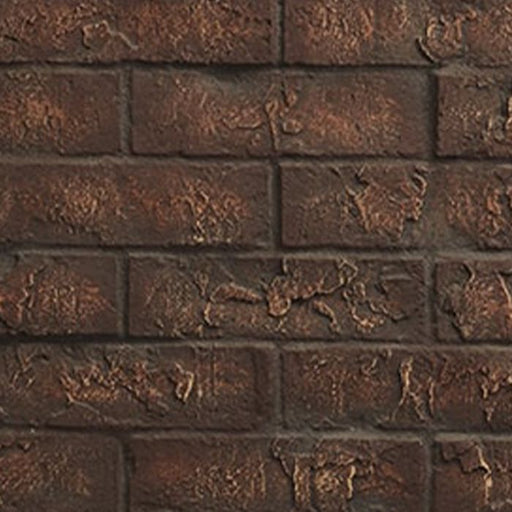 Majestic Traditional 35" Brick Interior Panels Cottage Red - BRICKMI35CR Majestic