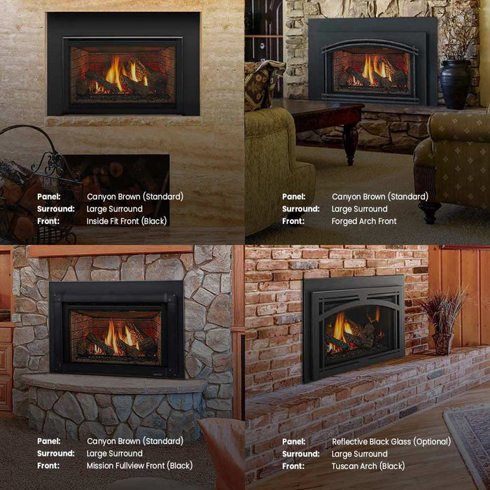 Majestic Trilliant Medium 30" Direct Vent Gas Insert With Intellifire Touch Ignition System - TRILLIANT30 Majestic