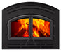 Warm Majic Wood Fireplace with Cast Iron Arch Doors - front view