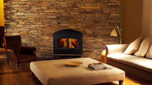 Majestic Warm Majic Wood Fireplace with Cast Iron Arch Doors - WarmMajic-II Majestic