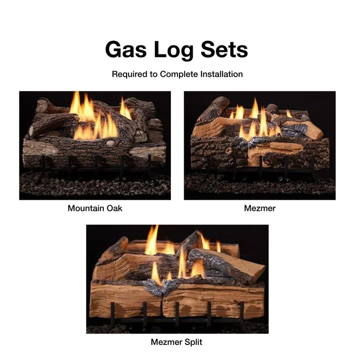 Majestic Vesper 36-Inch Vent-Free Outdoor Gas Fireplace Majestic