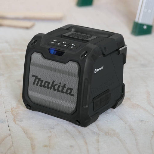 VM Hardware Makita XRM08B 18V LXT / 12V max CXT Cordless Bluetooth Job Site Speaker - Side View