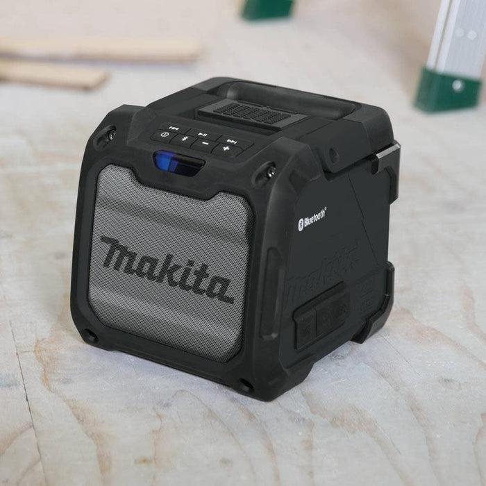 VM Hardware Makita XRM08B 18V LXT / 12V max CXT Cordless Bluetooth Job Site Speaker - Side View