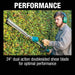VM Hardware Makita XNU02T 18V LXT® Lithium-Ion Brushless Cordless 24" Pole Hedge Trimmer Kit (5.0Ah) - Detail View