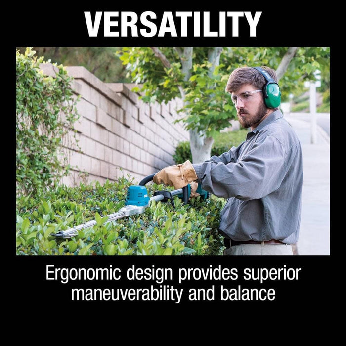 VM Hardware Makita XNU02T 18V LXT® Lithium-Ion Brushless Cordless 24" Pole Hedge Trimmer Kit (5.0Ah) - Dimensions