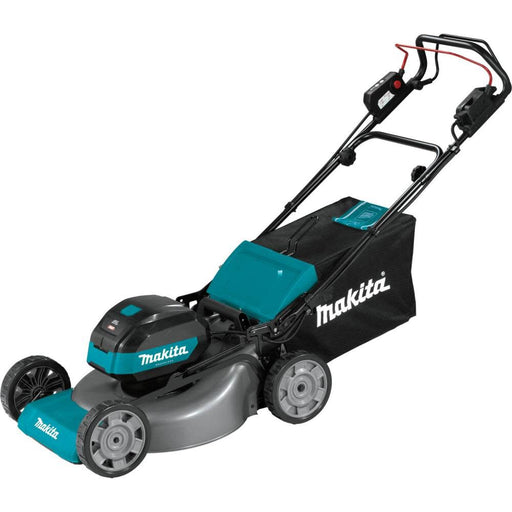 VM Hardware Makita GML01PL 40V max XGT® Brushless 21" Self-Propelled Commercial Lawn Mower Kit (8.0Ah) - Side View