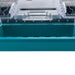 VM Hardware Makita T-90059 Low Profile Medium Organizer Tool Box - Side View
