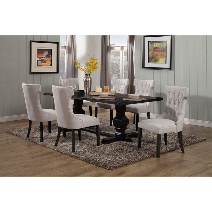 Alpine Furniture Manchester Dining Table, Vintage Black