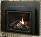 Kingsman Kingsman Black Surround with Louver Kit For Gas Fireplaces