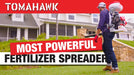 Tomahawk Power 4 Gal Motorized Fertilizer Spreader Broadcast Lawn Seed Ice Melt Salt - Detail View 2