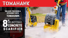 Tomahawk Power Electric 8” Concrete Scarifier Planer Grinder for Sidewalk Trip Hazard Repair, Traffic Line... - Detail View