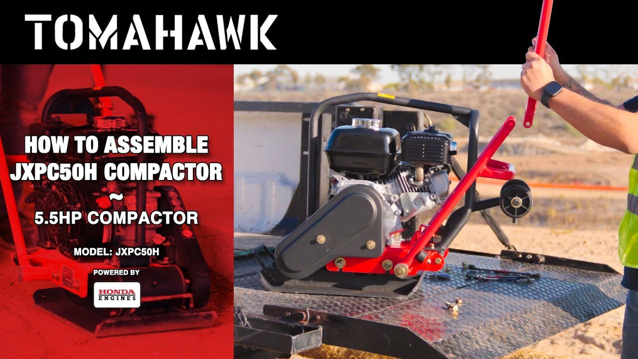Tomahawk Power 5.5 HP Honda Vibratory Plate Compactor for Soil Compaction Tamper 3 Year Warranty - Detail View 3