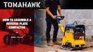 6.5 HP Honda Reverse Hydraulic Plate Compactor for Asphalt, Aggregate, Cohesive Soil Compaction - detail close-up