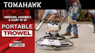 Tomahawk Power 30" Portable Concrete Power Trowel with 18ft Bull Float Handle 37cc Engine - Detail View 3