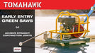 Tomahawk Power 6" Early Entry Green Concrete Saw with 3.5 HP Honda GX120 Engine - Detail View 3