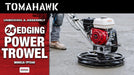 Tomahawk Power 24" Concrete Power Trowel Edger 5.5HP Honda Float Pan Blade Screed Finishing Tool - Detail View 3