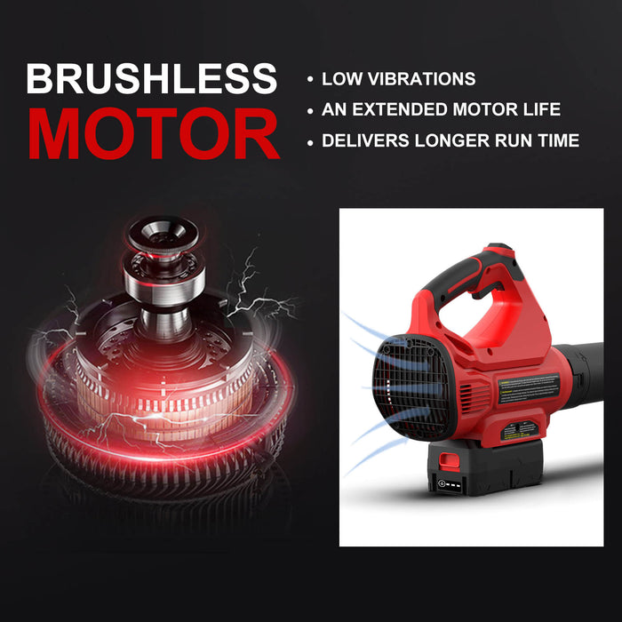 PowerSmart 40V 17'' Cordless Lawn Mower & 40V Leaf Blower Combo Kit MB2480C