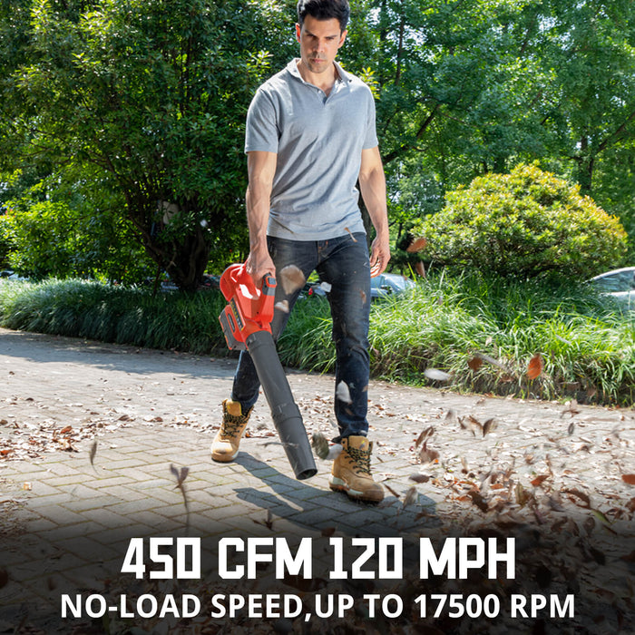 PowerSmart 40V 17'' Cordless Lawn Mower & 40V Leaf Blower Combo Kit MB2480C