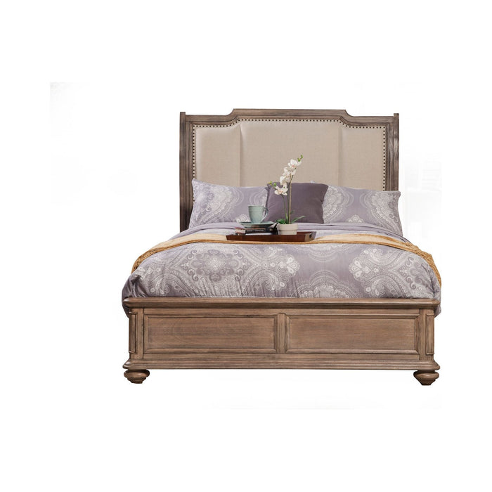 Alpine Furniture Melbourne Bed, French Truffle