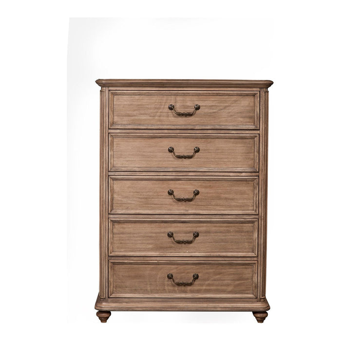 Alpine Furniture Melbourne Chest, French Truffle