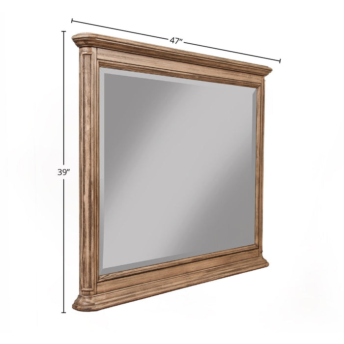 Alpine Furniture Melbourne Mirror, French Truffle