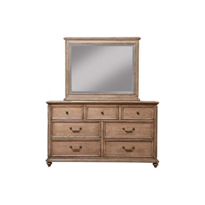 Alpine Furniture Melbourne Mirror, French Truffle
