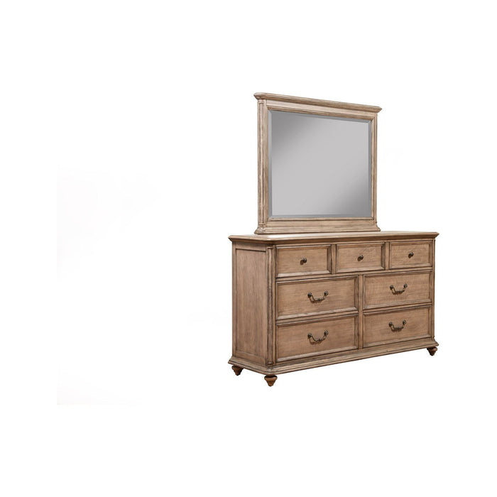 Alpine Furniture Melbourne Mirror, French Truffle