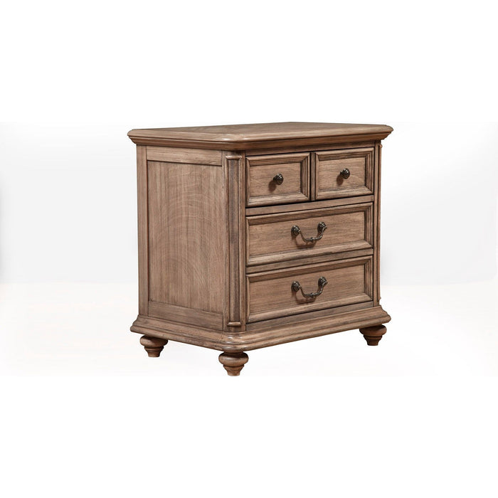 Alpine Furniture Melbourne Nightstand, French Truffle