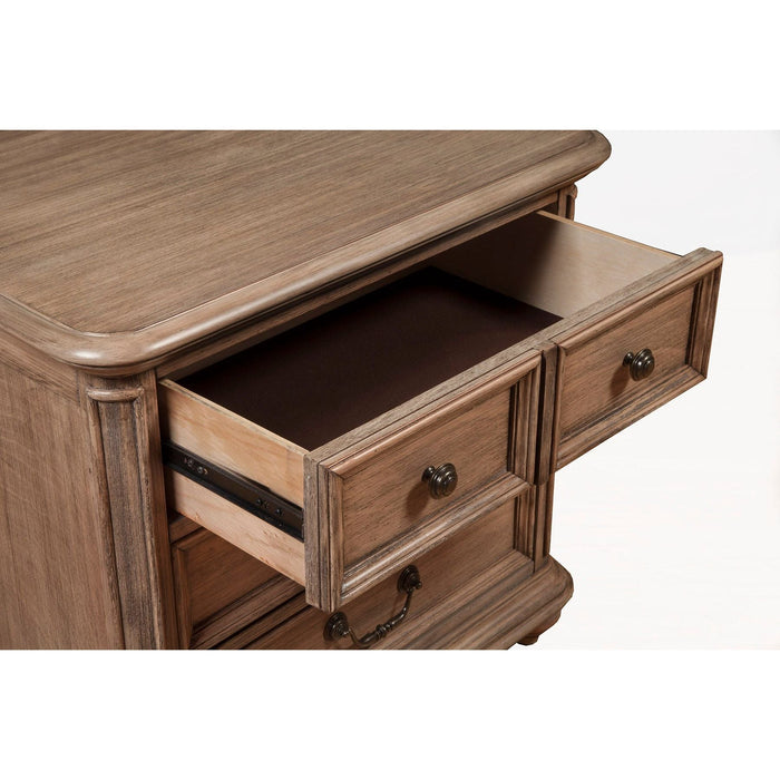 Alpine Furniture Melbourne Nightstand, French Truffle