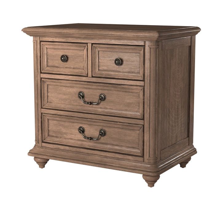 Alpine Furniture Melbourne Nightstand, French Truffle