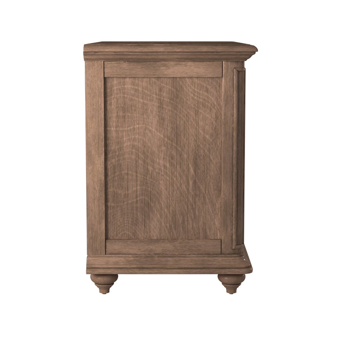 Alpine Furniture Melbourne Nightstand, French Truffle